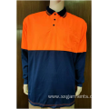 Men's safety polo shirt long sleeve